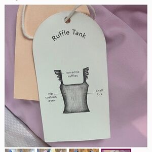 NWT Blogilates Ruffle Tank